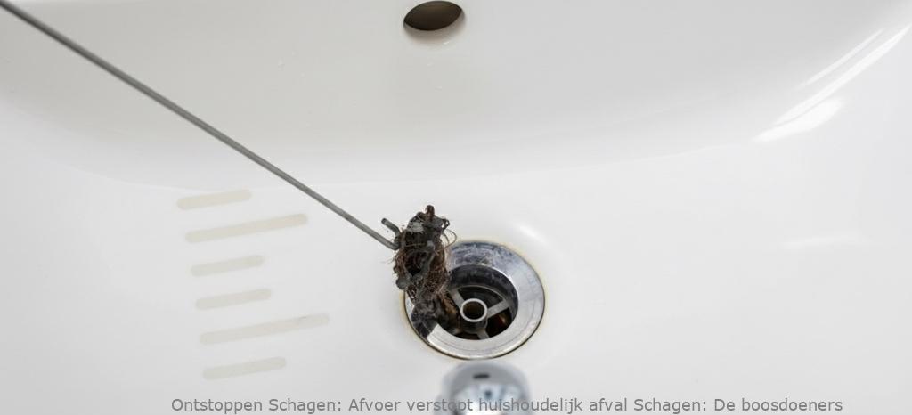 Afvoer verstopt huishoudelijk afval Schagen: De boosdoeners