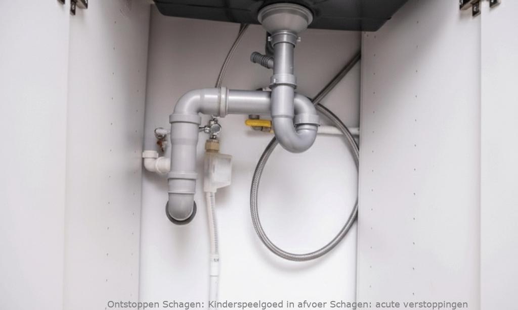 Kinderspeelgoed in afvoer Schagen: acute verstoppingen